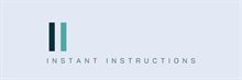 Instant Instructions logo template